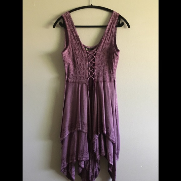 Flower Dresses & Skirts - Boho Lilac/ purple Dress